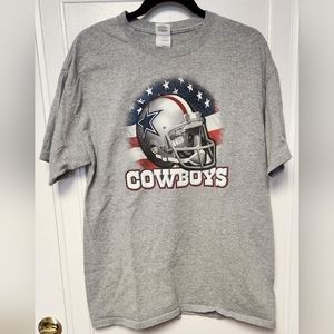 Dallas Cowboys short sleeve t-shirt. Gray. Size‎ large